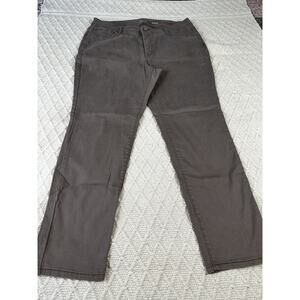 Style & Co Women’s Jeans 16W Gray Denim Straight Leg Stretch
